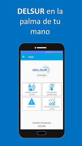 Android application Delsur screenshort