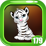 White Tiger Cub Rescue Game  Kavi - 179 icon