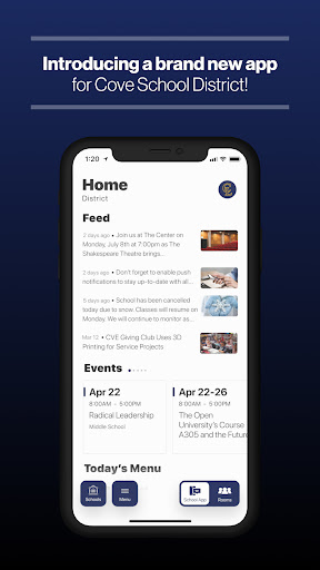 Android application Cove School District, OR screenshort