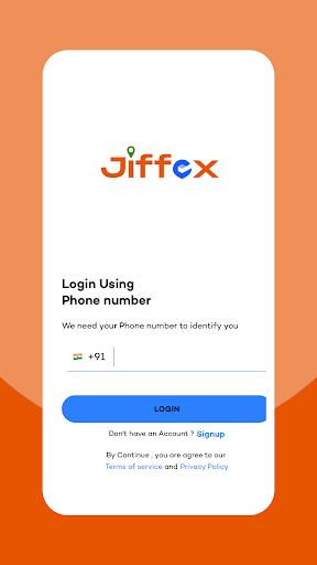Jiffex Driver Screen 2