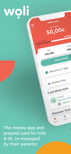 Android application Woli | Money skills for Life screenshort