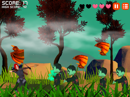 Zombies and Huntress Archery