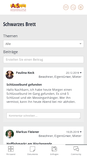 A.S. App Screen 3