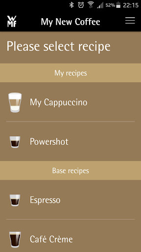 WMF MyCoffee Screenshot 2 - AppWisp.com