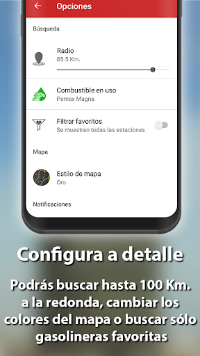 Gasolina México App Screen 2