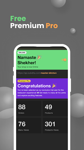 qizy Partner - Business App Screen 3