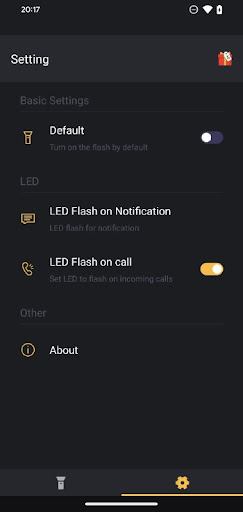 Easy-Flashlight Screen 3