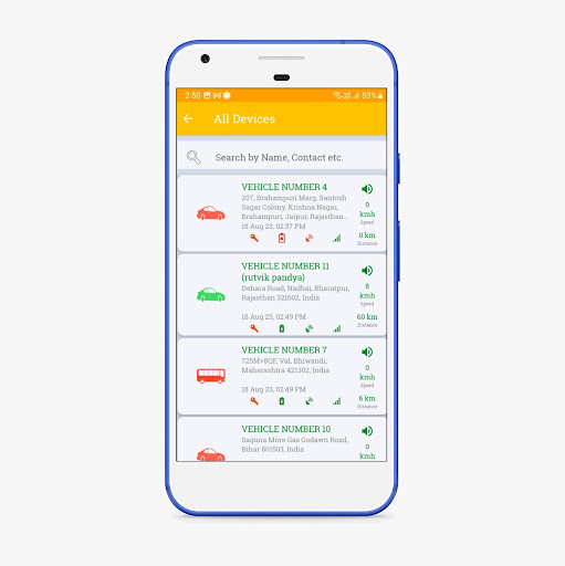 Android application HyperTrack Lite screenshort