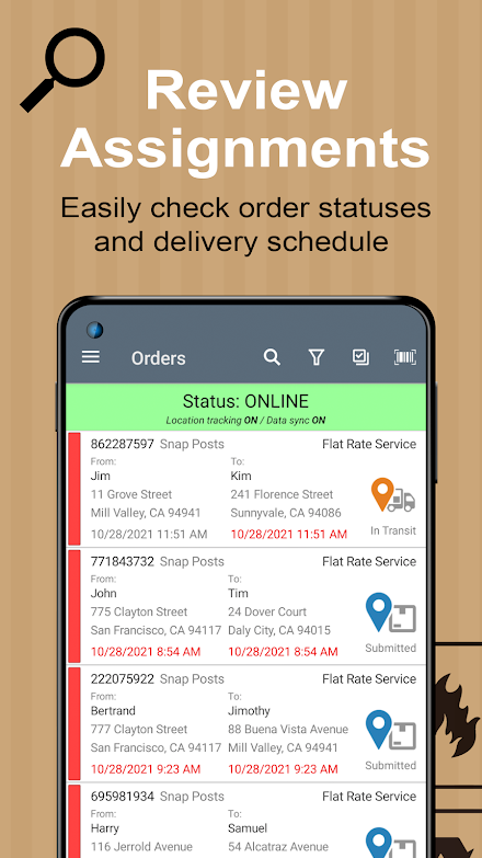 OnTime Mobile Screen 2