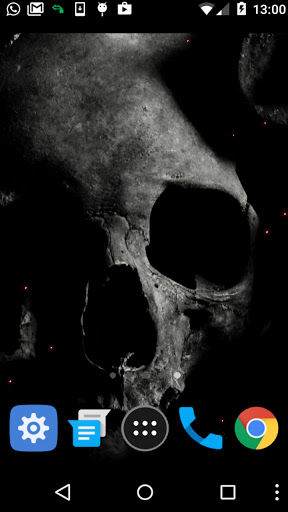 demon skull wallpaper Screen 2