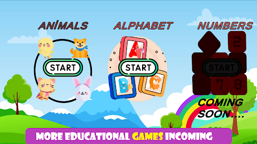 Android application Balloon Pop Game for Learning screenshort