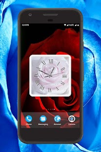 Rose Clock Live Wallpaper Screenshot
