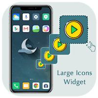 Large Icons Widget - Big Icons For Application