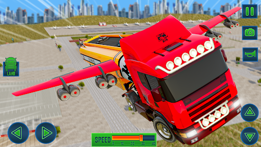 Flying Oil Tanker Truck Games Screen 3