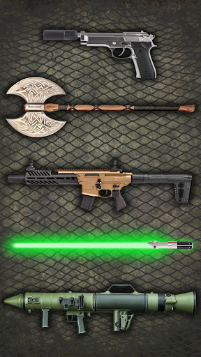 Android application Weapons armory simulator screenshort