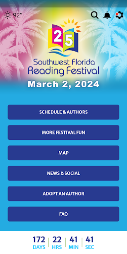 Android application Southwest FL Reading Festival screenshort