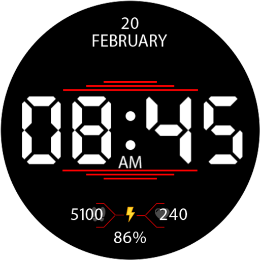 Key037 Digital Watch Face logo
