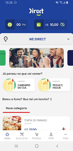 Android application Sodexo Direct screenshort