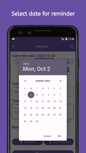 OrganizeMe Screen 3