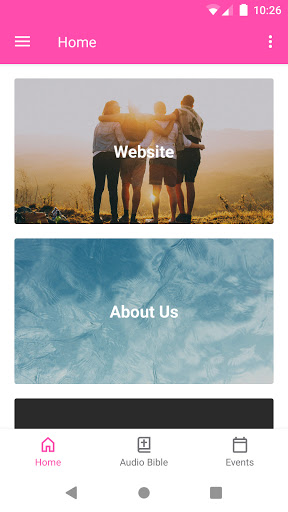 Android application Upword Social screenshort