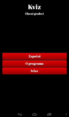 Kviz: Glavni Gradovi - Screenshot 2