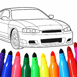 Car Coloring～車の塗り絵・色塗りゲーム～ Mod Apk