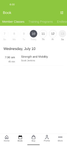 Well-Fit Performance Screen 2