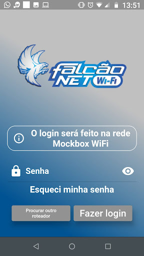 Android application FalcãoNET - Wifi screenshort