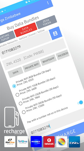 Recharge Zimbabwe Screen 3