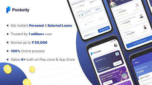 Android application Pocketly : Personal Loan App screenshort