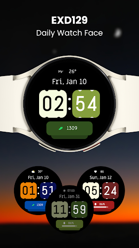 EXD129: Daily Watch Face screenshot 20