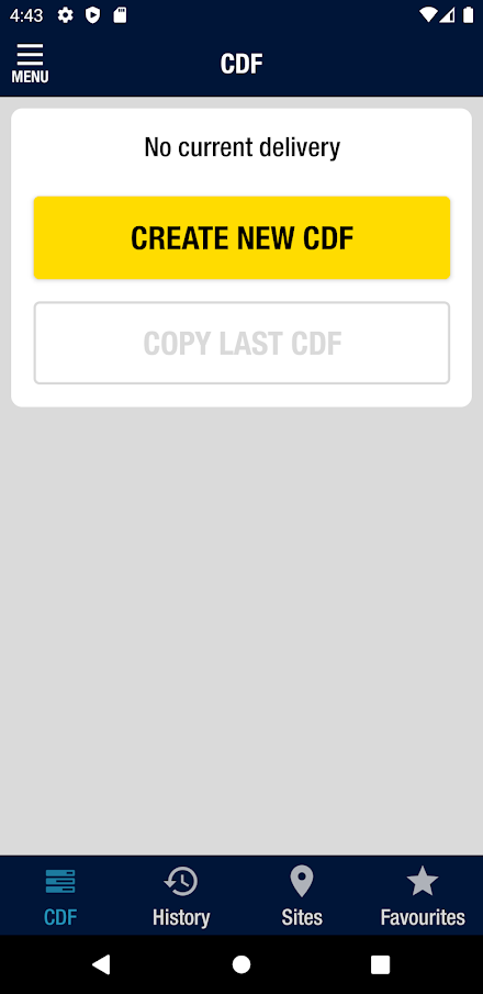 CBH CDF Training Screen 1