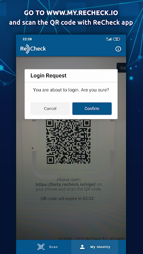 My ReCheck Screen 3