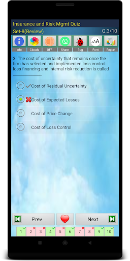 Insurance and Risk Quiz