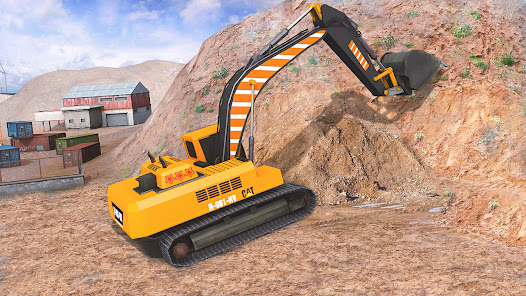 Excavator Crane Driving Sim  screenshots 1