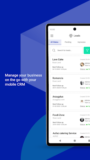 CRM App Screen 2