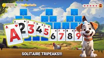 screenshot of TriPeaks Solitaire Match