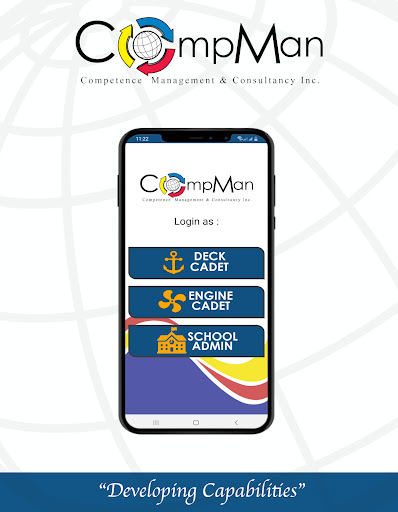 Android application CompMan Validating Exam screenshort