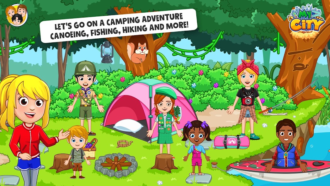 My City : Wildlife Camping banner