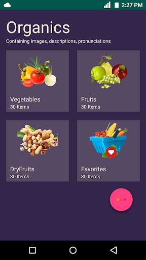 Organics Vegetables Fruits