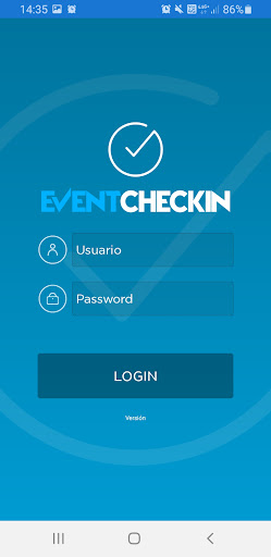 Android application Eventcheckin screenshort