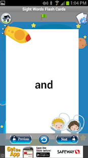 Sightwords Flashcards for Kids Screenshot