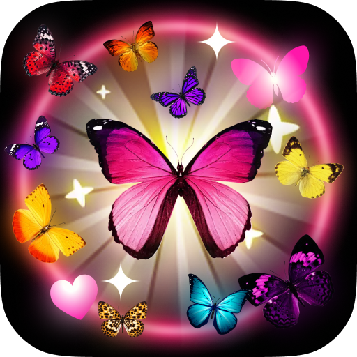 Sparkling Butterfly Wallpaper