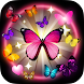 輝く蝶の壁紙 - Androidアプリ