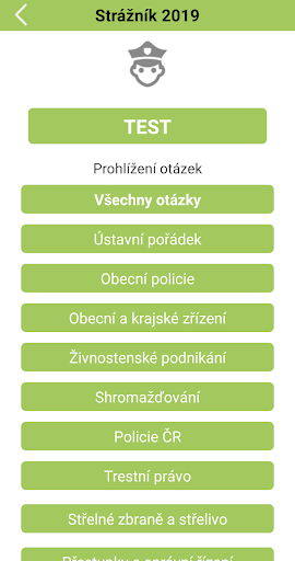 Android application Strážník městské policie 2024 screenshort