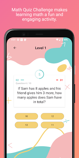 Math Quiz Challenge Game Screen 3