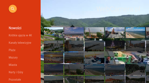 Android application WebCamera.pl TV Kamery na żywo screenshort