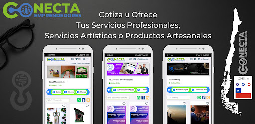 Android application Conecta Emprendedores Chile screenshort