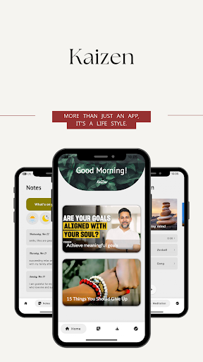 Android application Kaizen screenshort