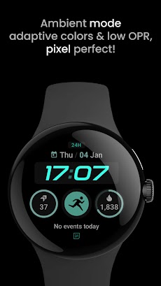 Active 2: Wear OS 4 watch faceのおすすめ画像3